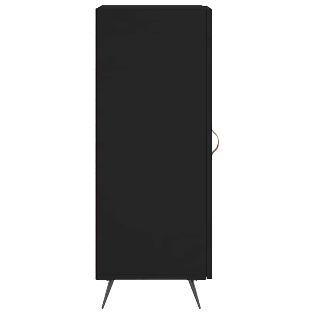 vidaXL Sideboard Black 34,5x34x90 cm Engineered Wood