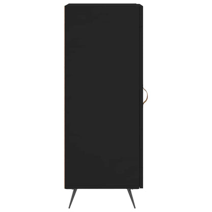 vidaXL Sideboard Black 34,5x34x90 cm Engineered Wood