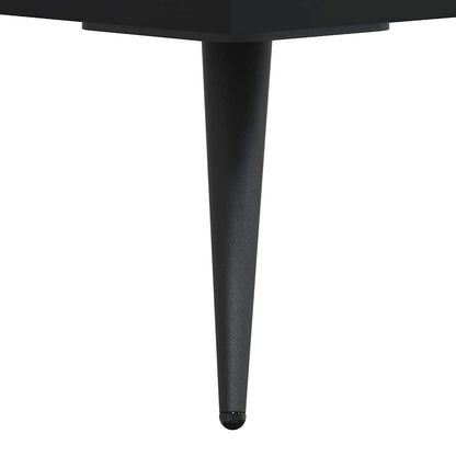 vidaXL Sideboard Black 34,5x34x90 cm Engineered Wood