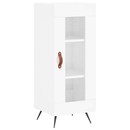 vidaXL Sideboard High Gloss White 34,5x34x90 cm Engineered Wood