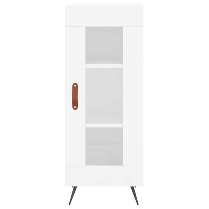 vidaXL Sideboard High Gloss White 34.5x34x90 cm Engineered Wood