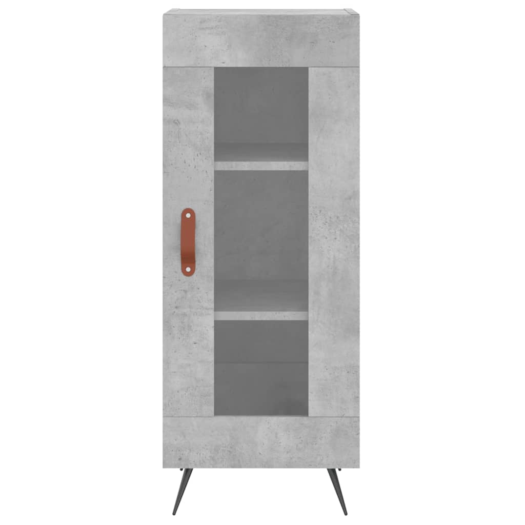 vidaXL Sideboard Concrete Grey 34,5x34x90 cm Engineered Wood