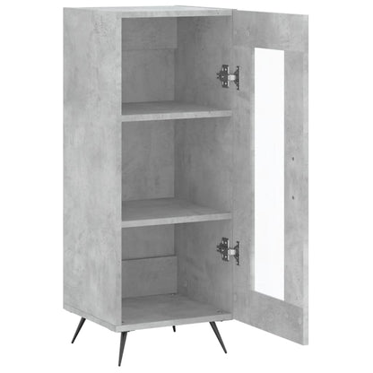 vidaXL Sideboard Concrete Grey 34,5x34x90 cm Engineered Wood