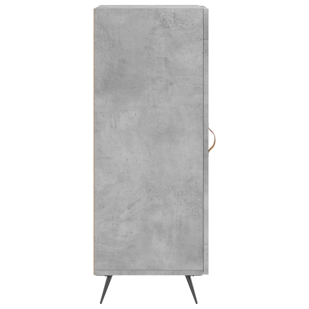 vidaXL Sideboard Concrete Grey 34,5x34x90 cm Engineered Wood