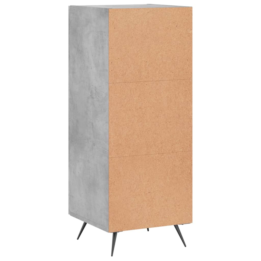 vidaXL Sideboard Concrete Grey 34.5x34x90 cm Engineered Wood