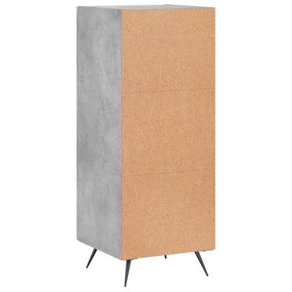 vidaXL Sideboard Concrete Grey 34,5x34x90 cm Engineered Wood