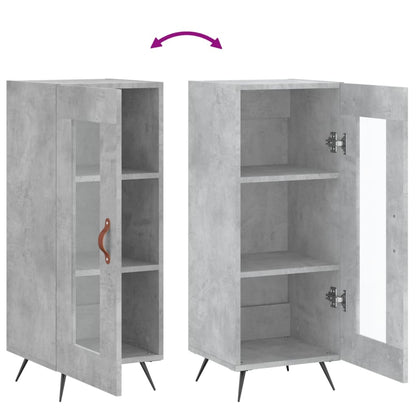 vidaXL Sideboard Concrete Grey 34.5x34x90 cm Engineered Wood