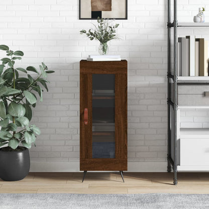 vidaXL Sideboard Brown Oak 34.5x34x90 cm Engineered Wood