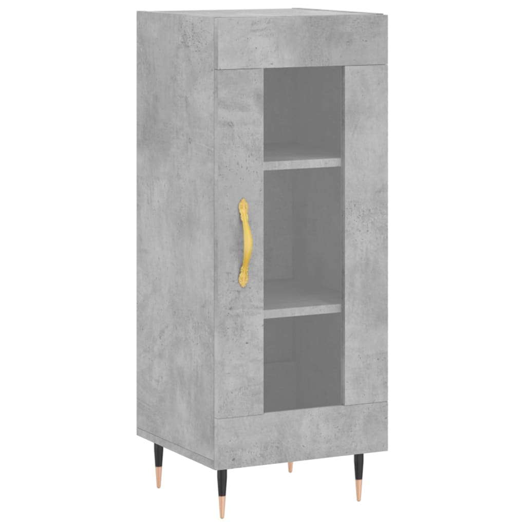 vidaXL Sideboard Concrete Grey 34,5x34x90 cm Engineered Wood
