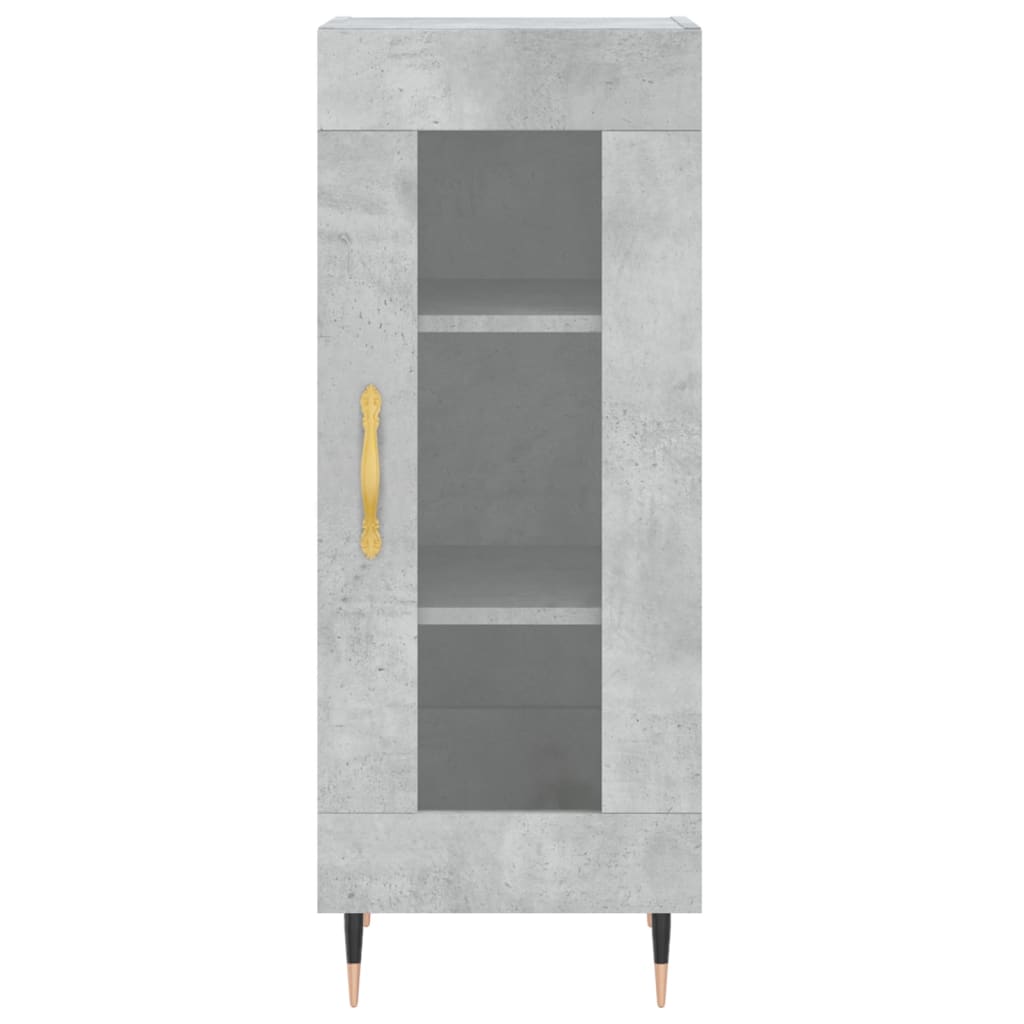 vidaXL Sideboard Concrete Grey 34,5x34x90 cm Engineered Wood