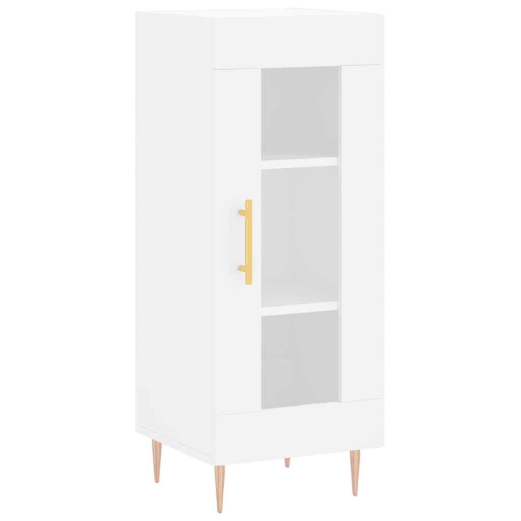 vidaXL Sideboard White 34,5x34x90 cm Engineered Wood