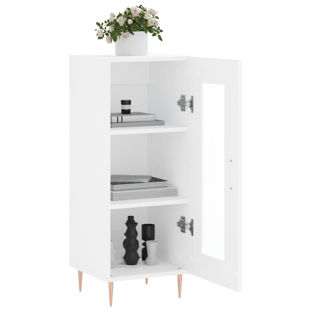 vidaXL Sideboard White 34,5x34x90 cm Engineered Wood