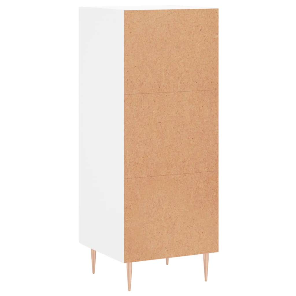 vidaXL Sideboard White 34,5x34x90 cm Engineered Wood