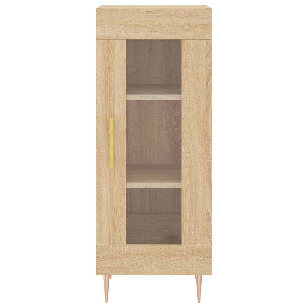 vidaXL Sideboard Sonoma Oak 34.5x34x90 cm Engineered Wood