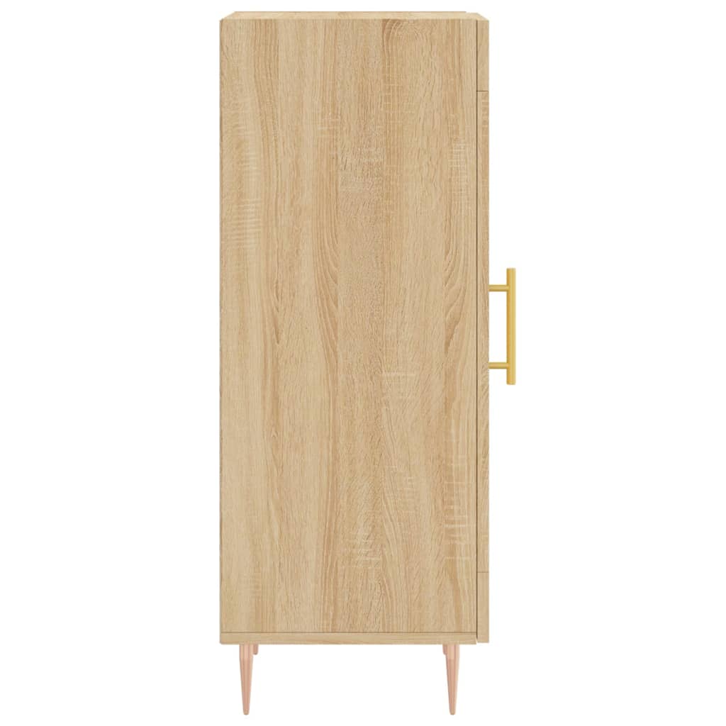 vidaXL Sideboard Sonoma Oak 34.5x34x90 cm Engineered Wood
