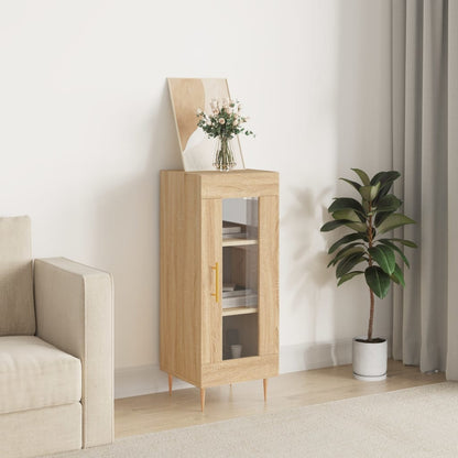 vidaXL Sideboard Sonoma Oak 34,5x34x90 cm Engineered Wood