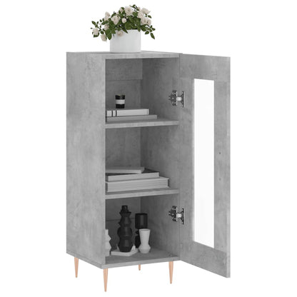 vidaXL Sideboard Concrete Grey 34,5x34x90 cm Engineered Wood