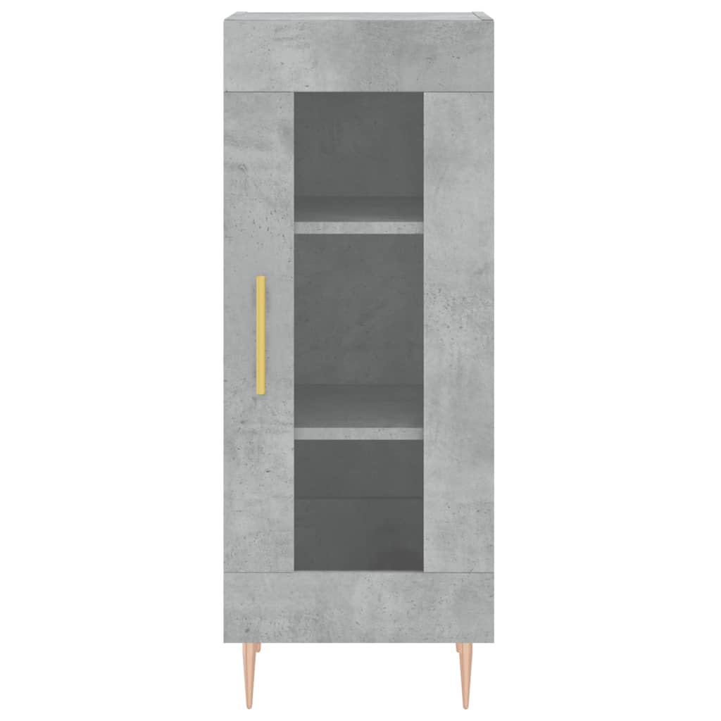 vidaXL Sideboard Concrete Grey 34,5x34x90 cm Engineered Wood