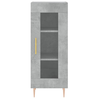 vidaXL Sideboard Concrete Grey 34,5x34x90 cm Engineered Wood