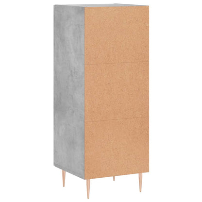 vidaXL Sideboard Concrete Grey 34,5x34x90 cm Engineered Wood