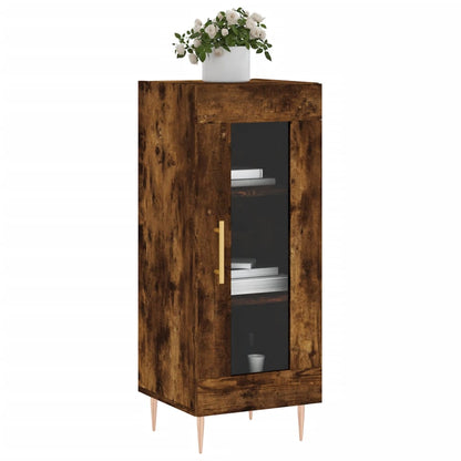 vidaXL Sideboard Smoked Oak 34.5x34x90 cm Engineered Wood