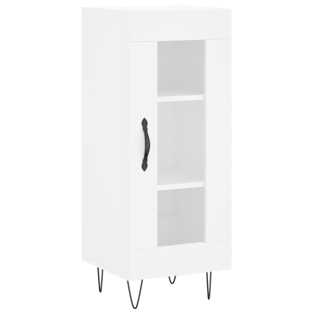 vidaXL Sideboard White 34,5x34x90 cm Engineered Wood