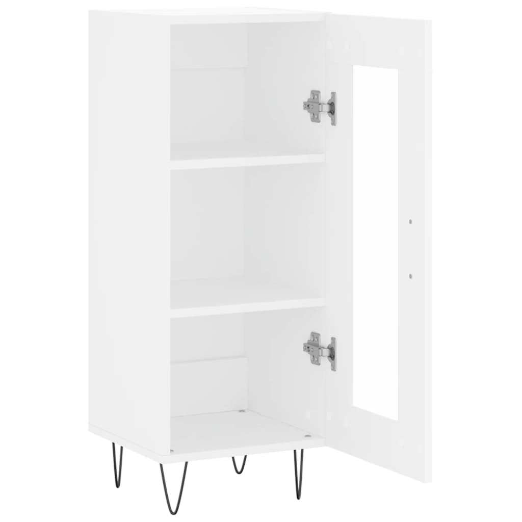 vidaXL Sideboard White 34,5x34x90 cm Engineered Wood