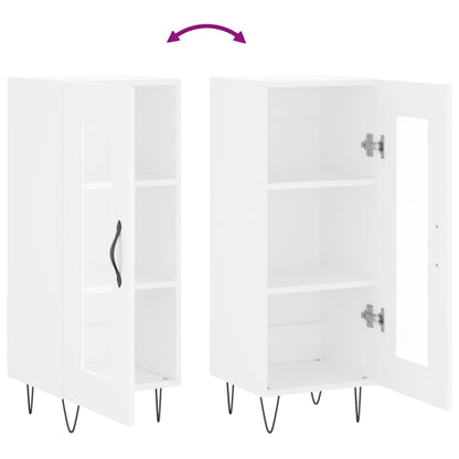vidaXL Sideboard White 34,5x34x90 cm Engineered Wood