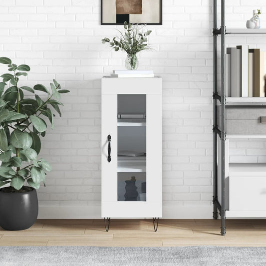vidaXL Sideboard White 34,5x34x90 cm Engineered Wood