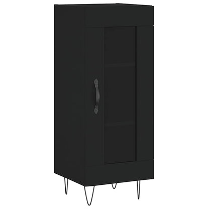 vidaXL Sideboard Black 34,5x34x90 cm Engineered Wood