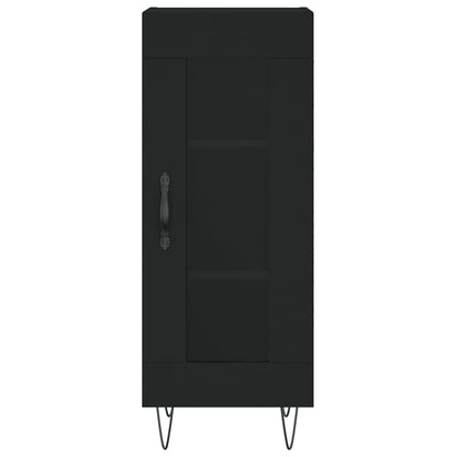vidaXL Sideboard Black 34.5x34x90 cm Engineered Wood
