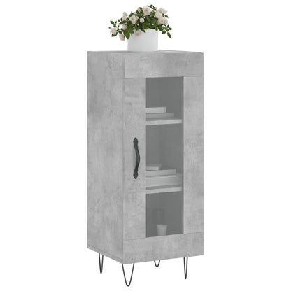 vidaXL Sideboard Concrete Grey 34,5x34x90 cm Engineered Wood