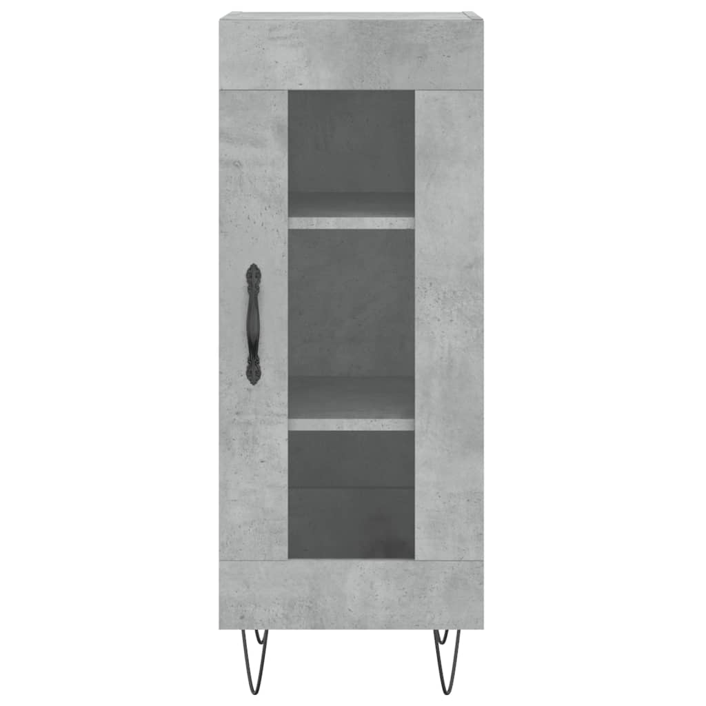 vidaXL Sideboard Concrete Grey 34,5x34x90 cm Engineered Wood