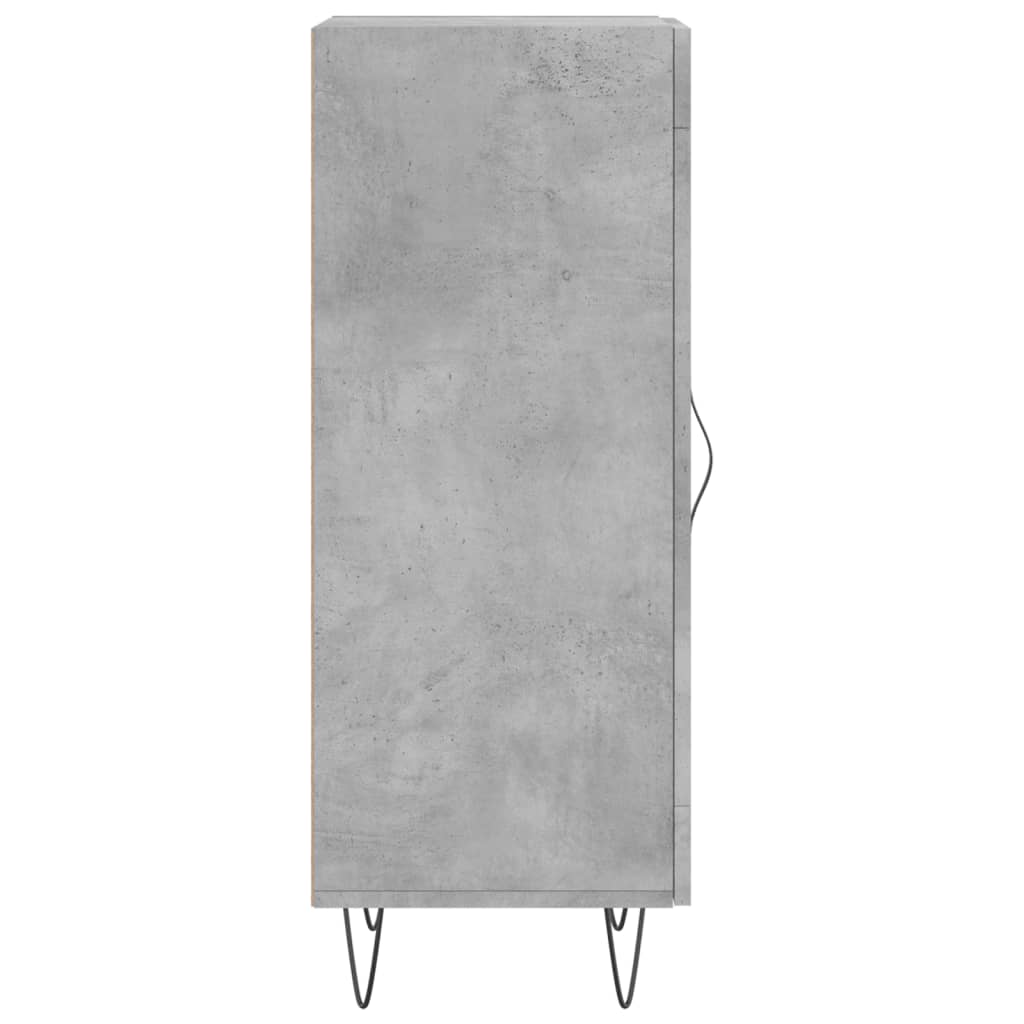 vidaXL Sideboard Concrete Grey 34,5x34x90 cm Engineered Wood