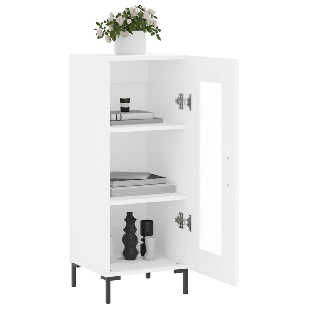 vidaXL Sideboard White 34,5x34x90 cm Engineered Wood