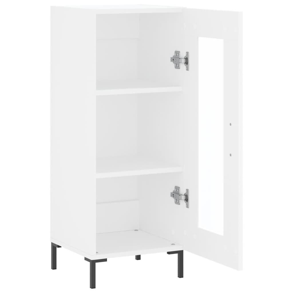 vidaXL Sideboard White 34,5x34x90 cm Engineered Wood