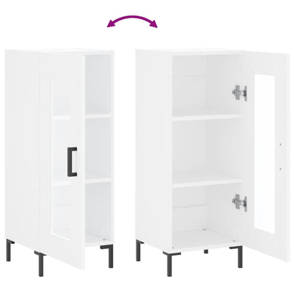 vidaXL Sideboard White 34,5x34x90 cm Engineered Wood