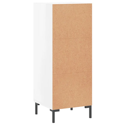 vidaXL Sideboard High Gloss White 34,5x34x90 cm Engineered Wood