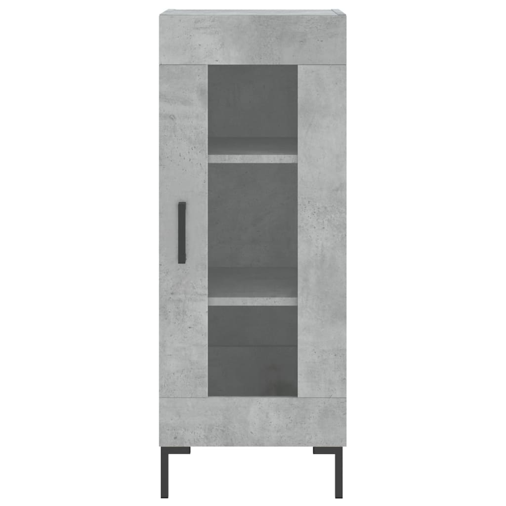 vidaXL Sideboard Concrete Grey 34,5x34x90 cm Engineered Wood