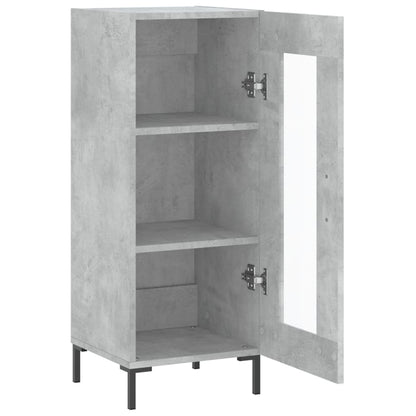 vidaXL Sideboard Concrete Grey 34.5x34x90 cm Engineered Wood