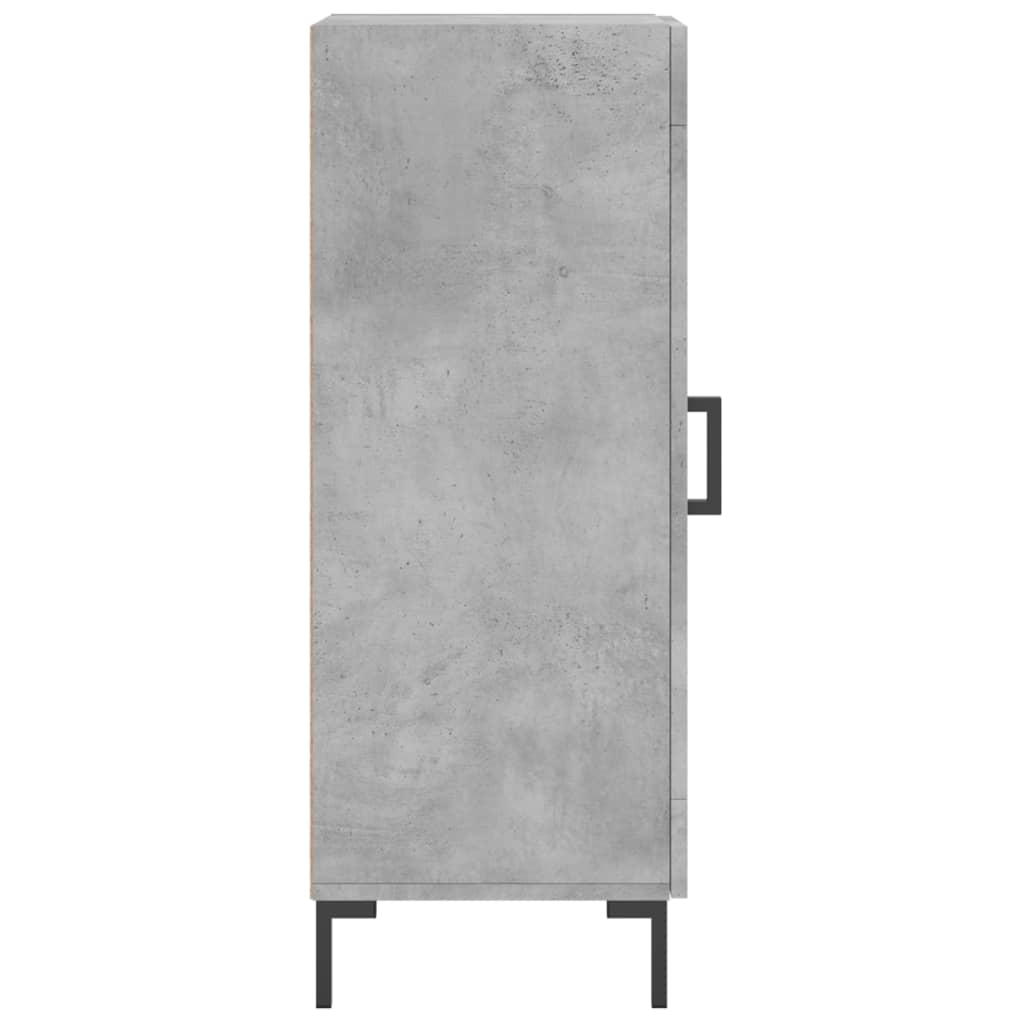 vidaXL Sideboard Concrete Grey 34,5x34x90 cm Engineered Wood