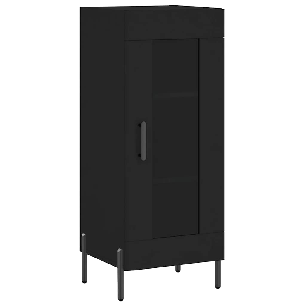 vidaXL Sideboard Black 34,5x34x90 cm Engineered Wood