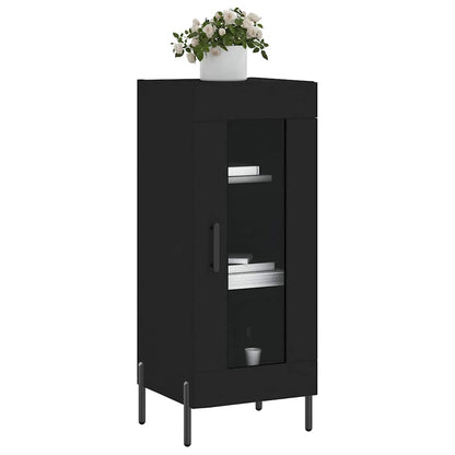 vidaXL Sideboard Black 34,5x34x90 cm Engineered Wood