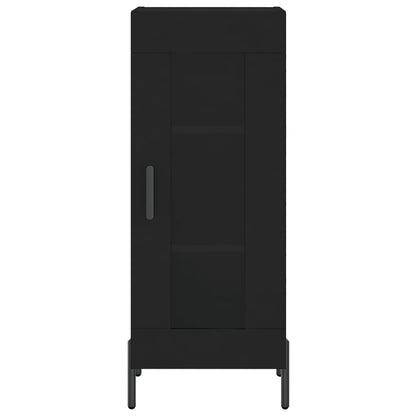 vidaXL Sideboard Black 34.5x34x90 cm Engineered Wood