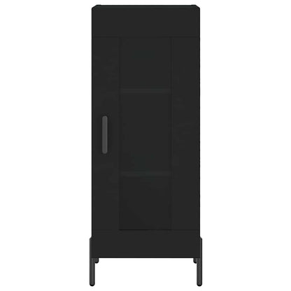 vidaXL Sideboard Black 34,5x34x90 cm Engineered Wood