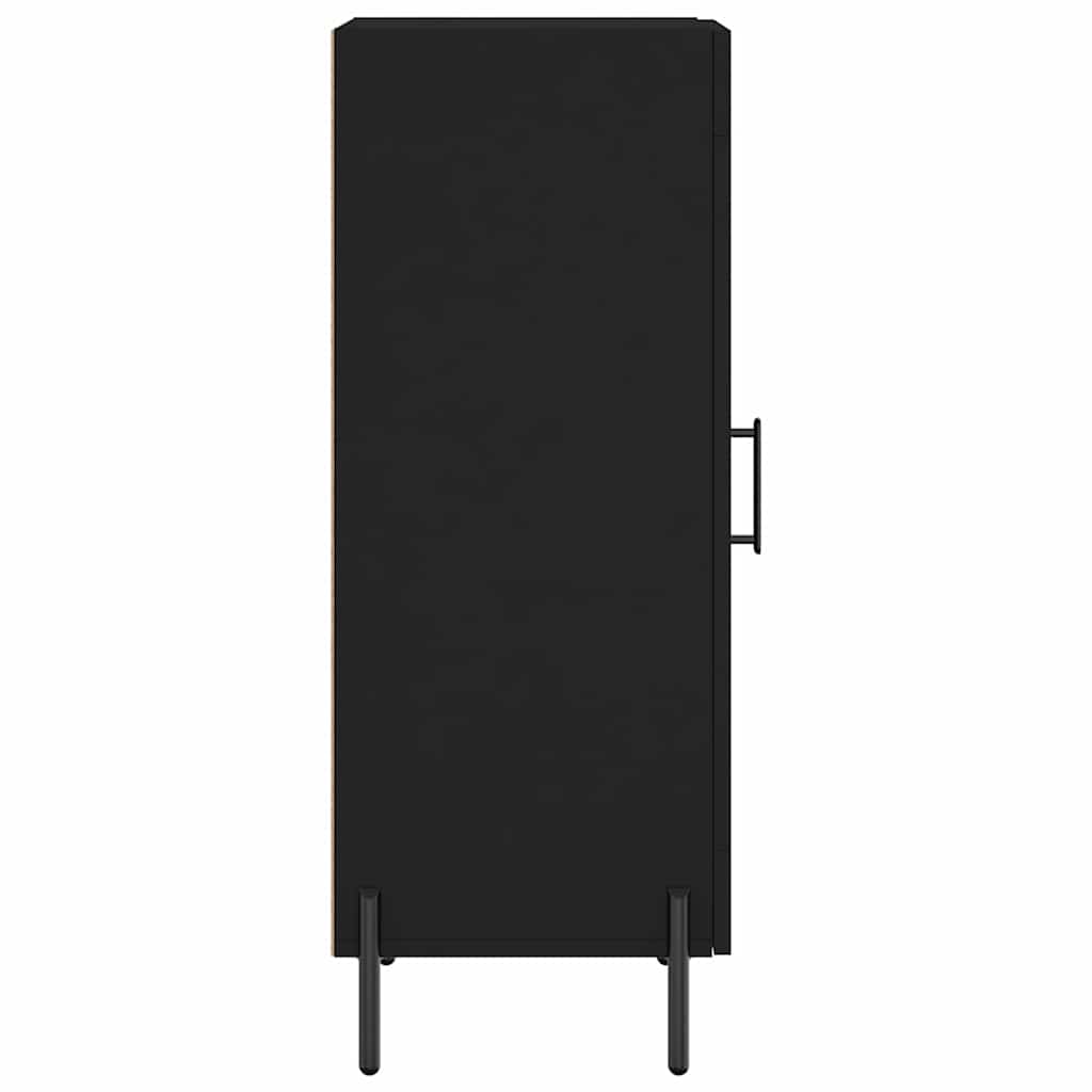 vidaXL Sideboard Black 34,5x34x90 cm Engineered Wood