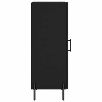 vidaXL Sideboard Black 34,5x34x90 cm Engineered Wood