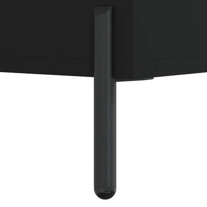 vidaXL Sideboard Black 34,5x34x90 cm Engineered Wood