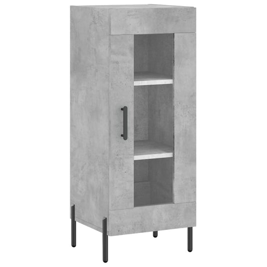 vidaXL Sideboard Concrete Grey 34,5x34x90 cm Engineered Wood