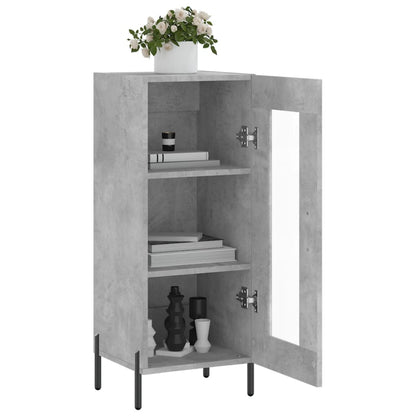 vidaXL Sideboard Concrete Grey 34,5x34x90 cm Engineered Wood